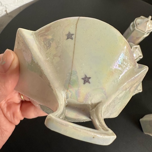 Antique 1920s Lusterware Spice Canisters by White Block Germany - Picture 10 of 12